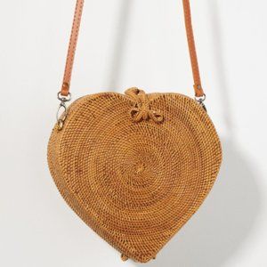 Anthropologie Bali Heart Crossbody Bag